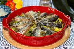 sardines courgettes