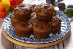 muffins chocolat aux quetsches