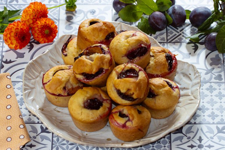 muffins aux quetsches