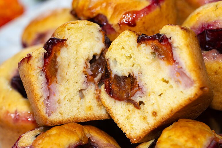 muffins aux quetsches