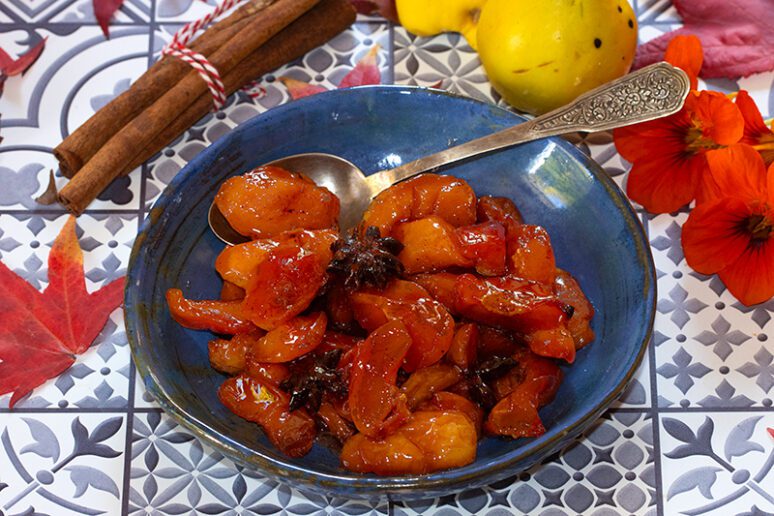 coings rôtis