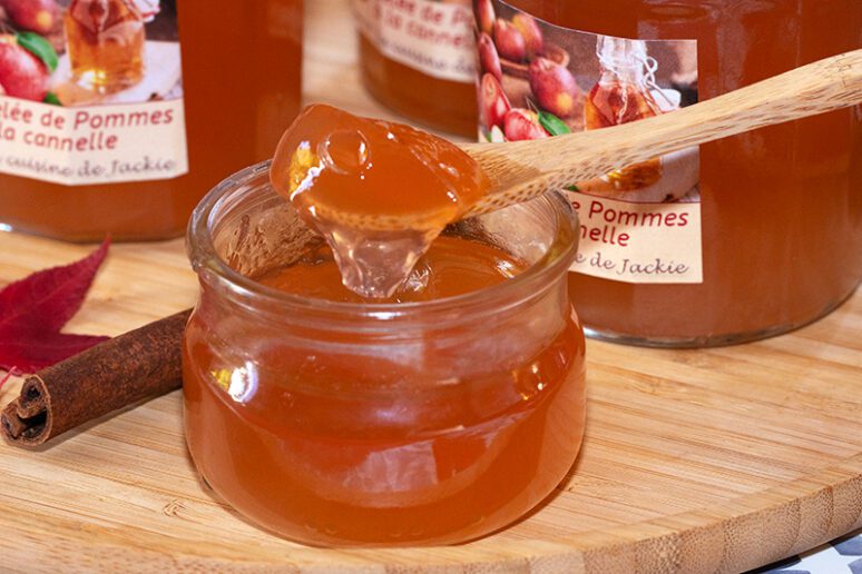 gelée de pommes au cidre