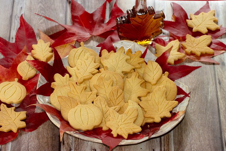 sablés feuilles d'automne