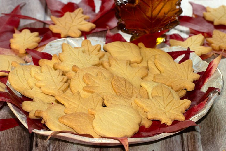 sablés feuilles d'automne