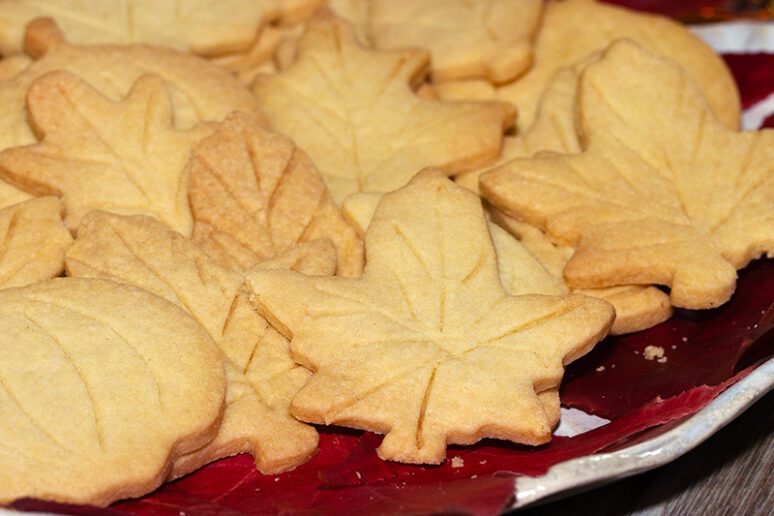sablés feuilles d'automne