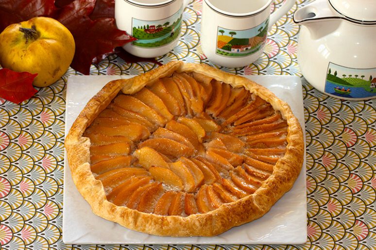 tarte rustique aux coings