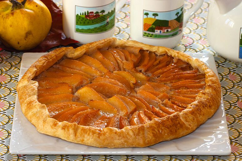 tarte rustique aux coings