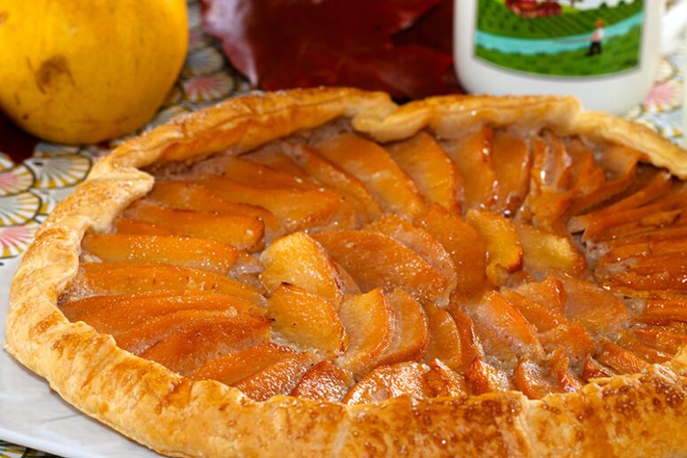 tarte rustique aux coings