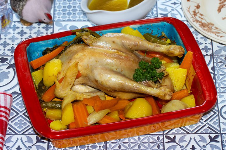poule braisée
