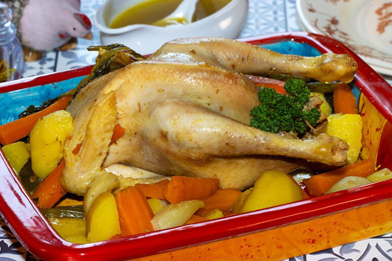 poule braisée