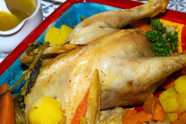 poule braisée
