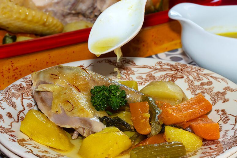 poule braisée
