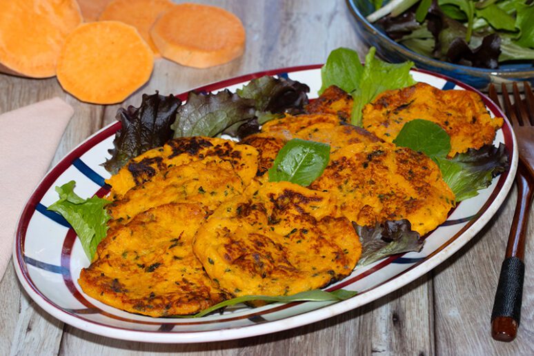galettes de patate douce
