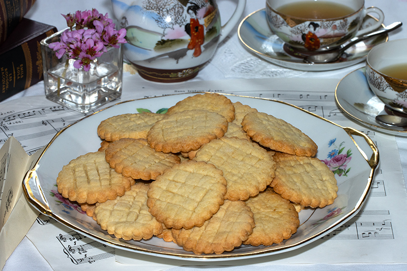 sablés à la fleur d’oranger