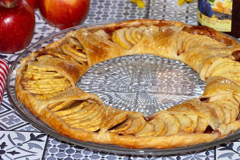 tarte couronne pommes