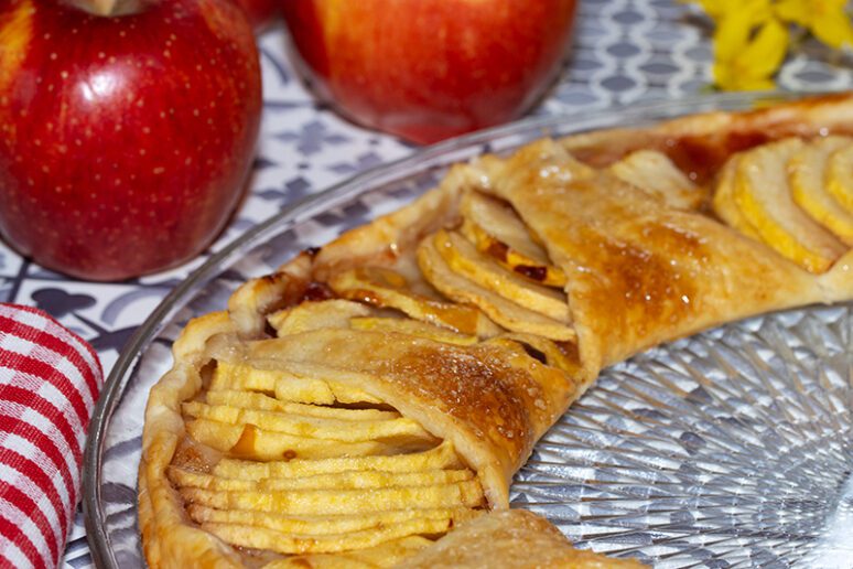 tarte couronne pommes