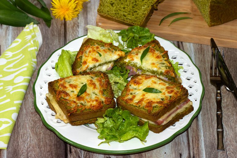 croque-monsieur à l’ail des ours