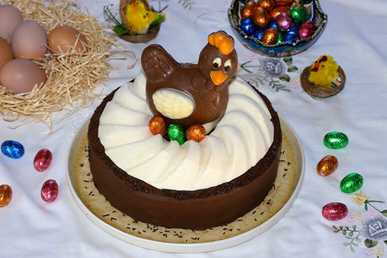 gâteau nid de Pâques