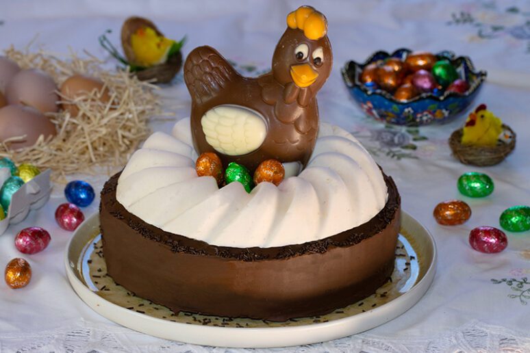 gâteau nid de Pâques