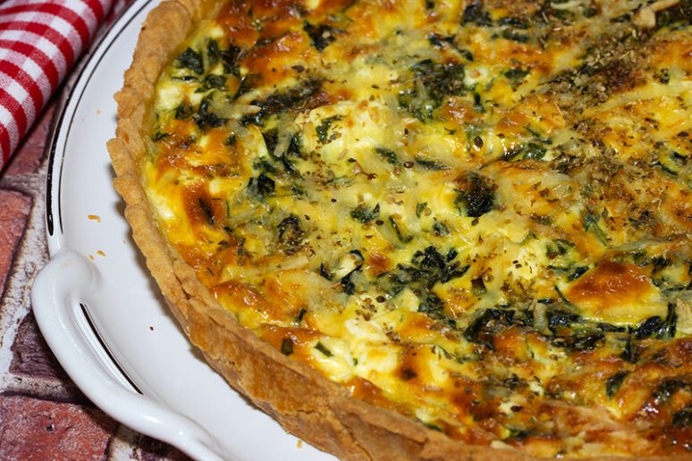 tarte aux épinards