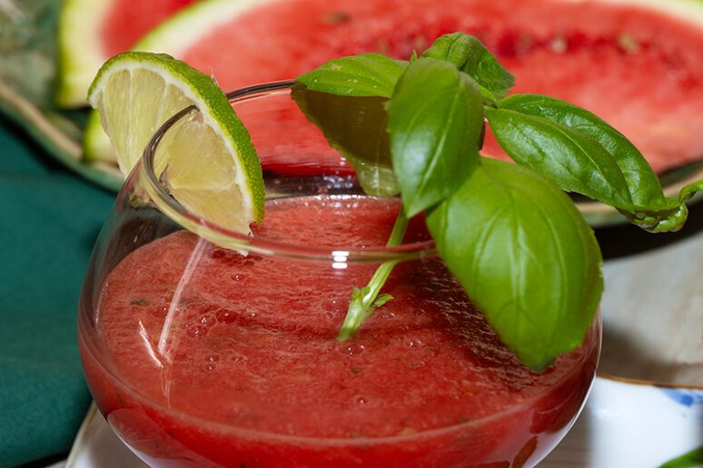 smoothie glacé pastèque