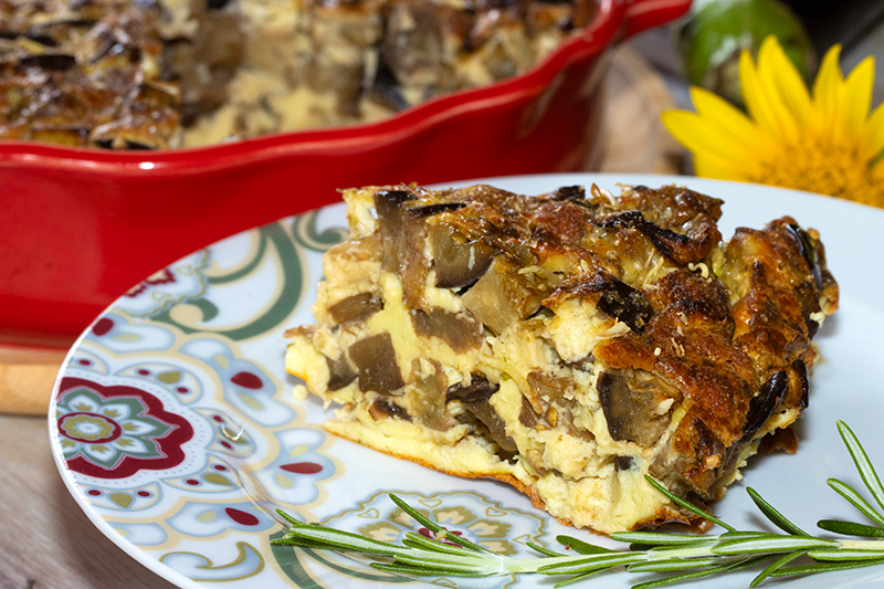 clafoutis d’aubergines