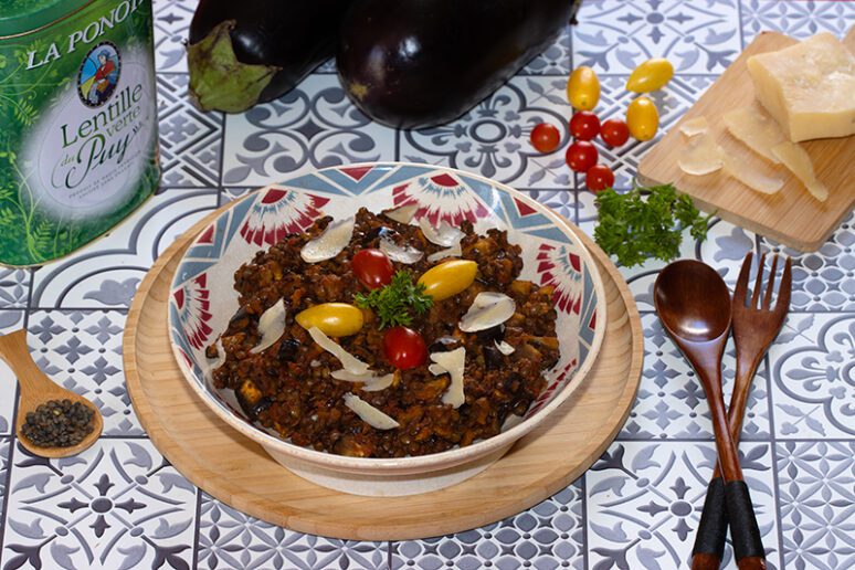 lentilles parmigiana