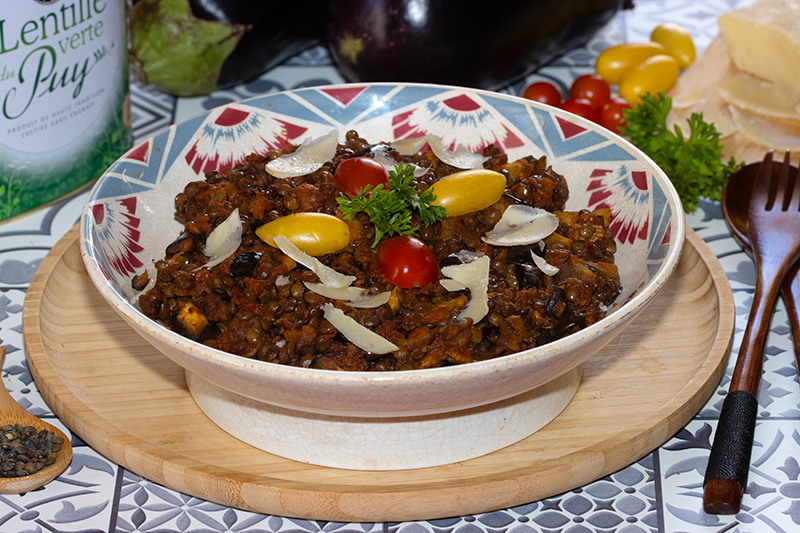 lentilles parmigiana