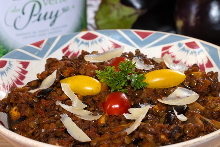 lentilles parmigiana