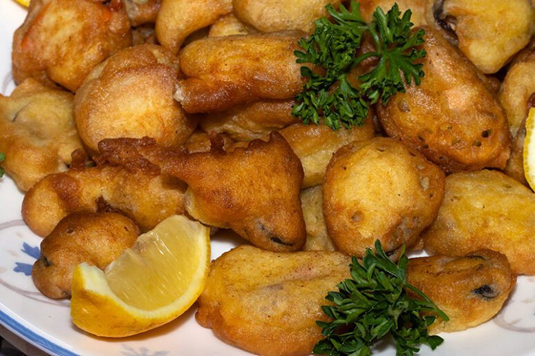 moules en beignets