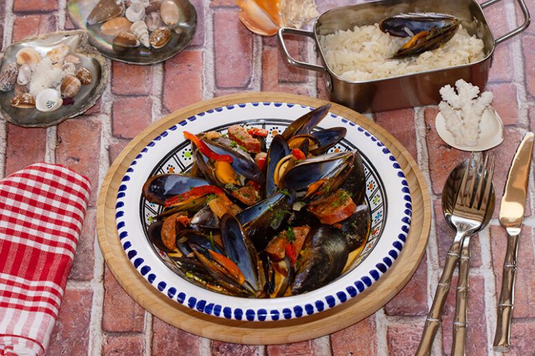 moules chorizo