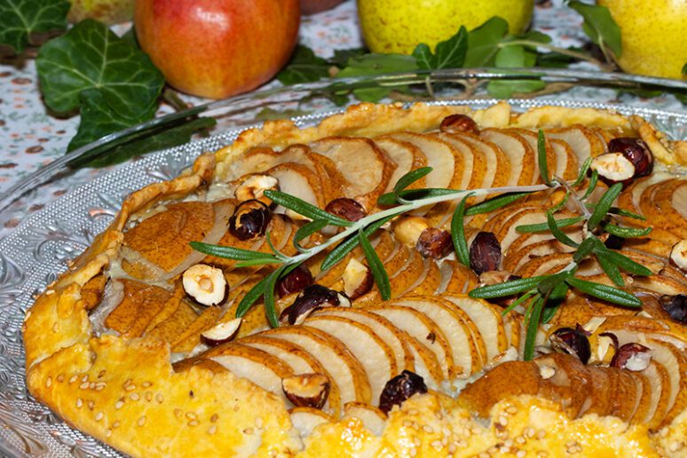 tarte rustique poires