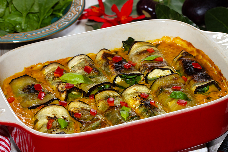 aubergines farcies curry