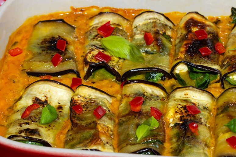 aubergines farcies curry