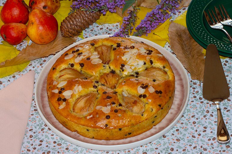 gâteau poires chocolat