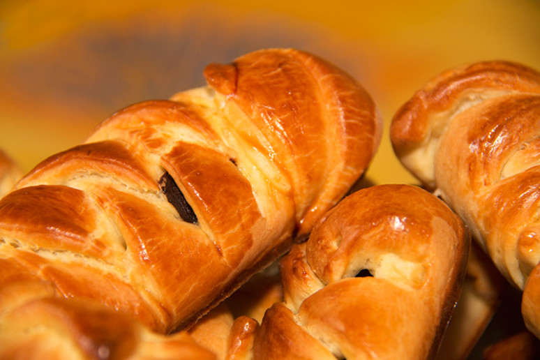 Brioches tressées au chocolat