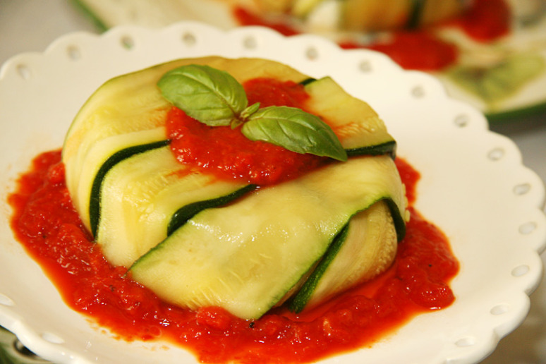 courgettes en charlotte