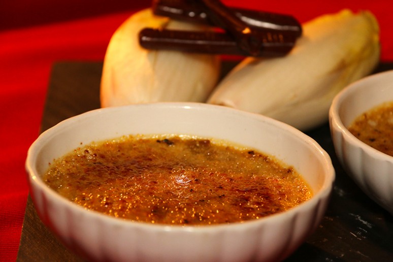crèmes brûlées d'endive