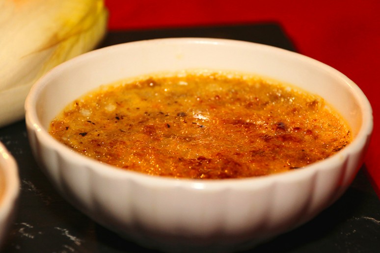 crèmes brûlées d'endive