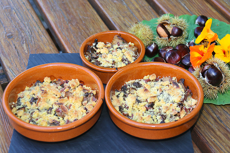 crumbles champignons