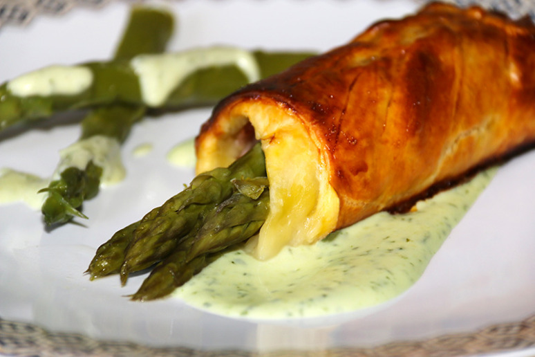 Feuilletés d'asperges
