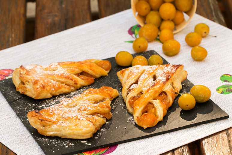 feuilletés aux mirabelles