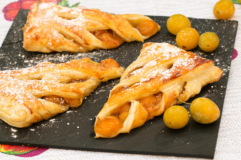 feuilletés aux mirabelles