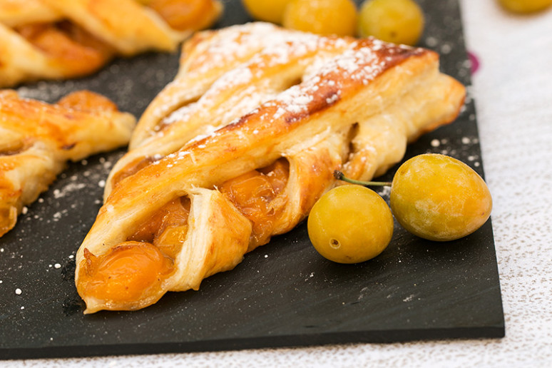 feuilletés aux mirabelles