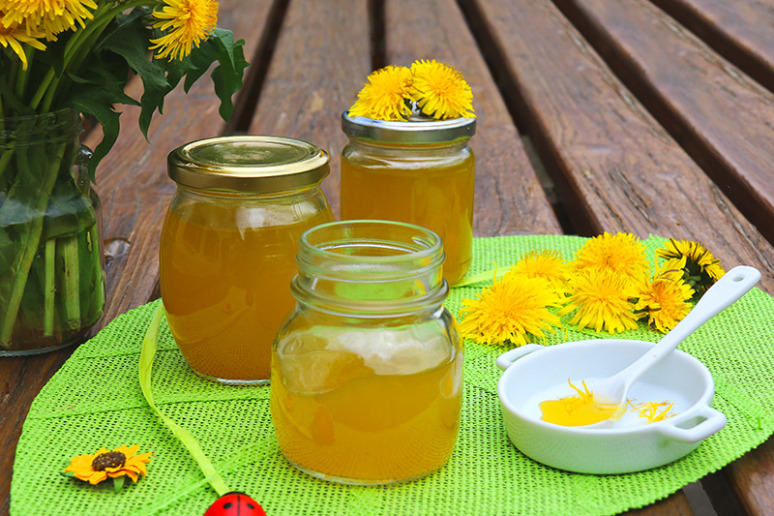 gelée de pissenlit