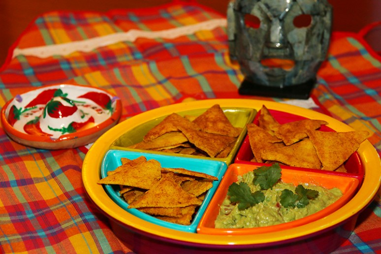 nachos guacamole