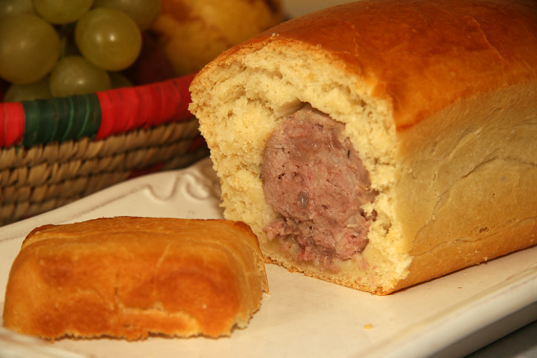 saucisson brioché
