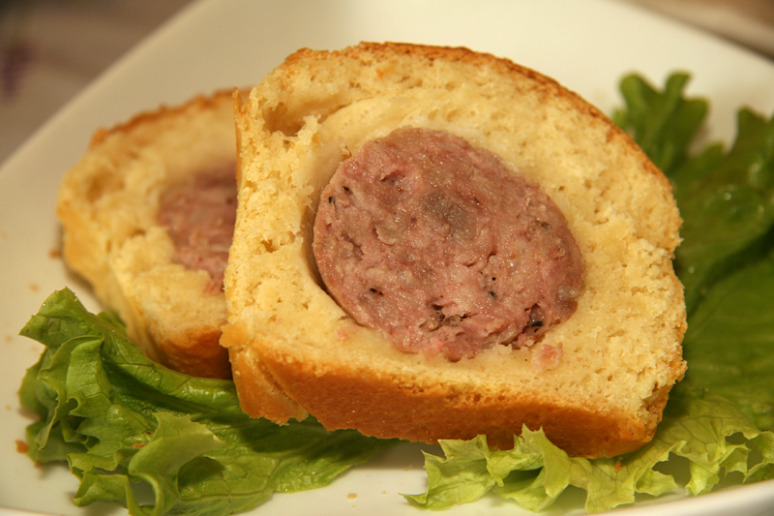 saucisson brioché
