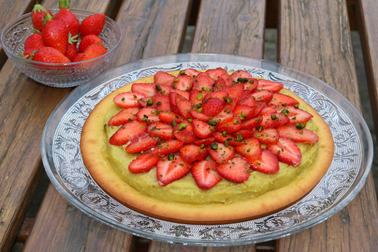 financier aux fraises