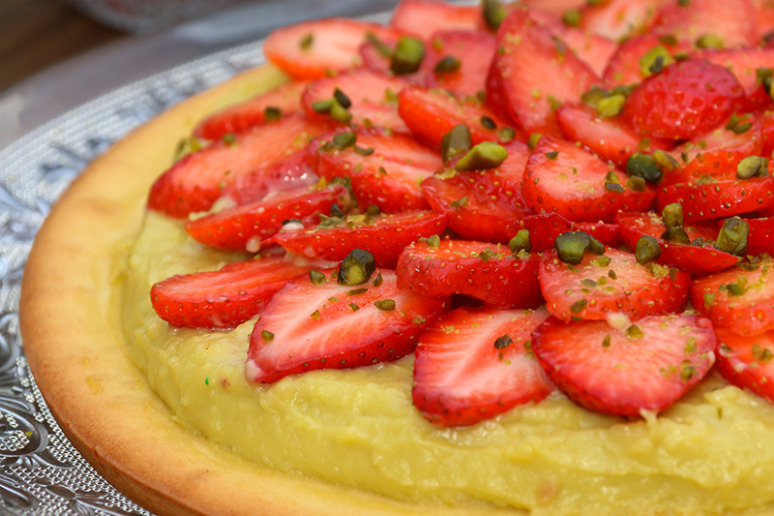 financier aux fraises
